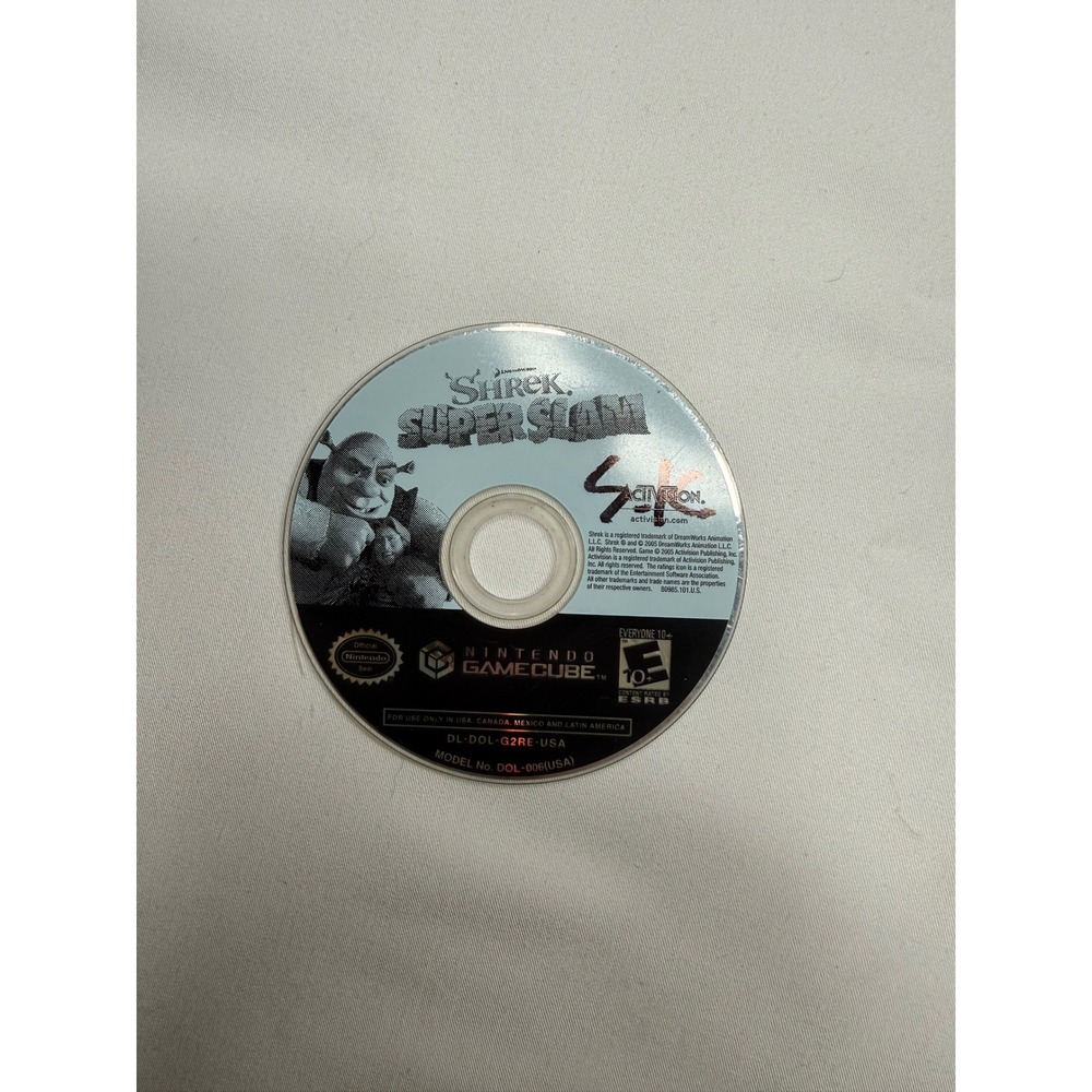 Shrek SuperSlam Nintendo GameCube GC Loose Disc Activision
